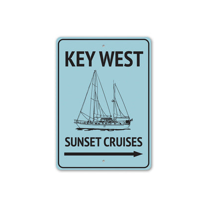 Key West Sunset Cruises Sign