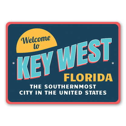 Welcome to Key West Florida Sign