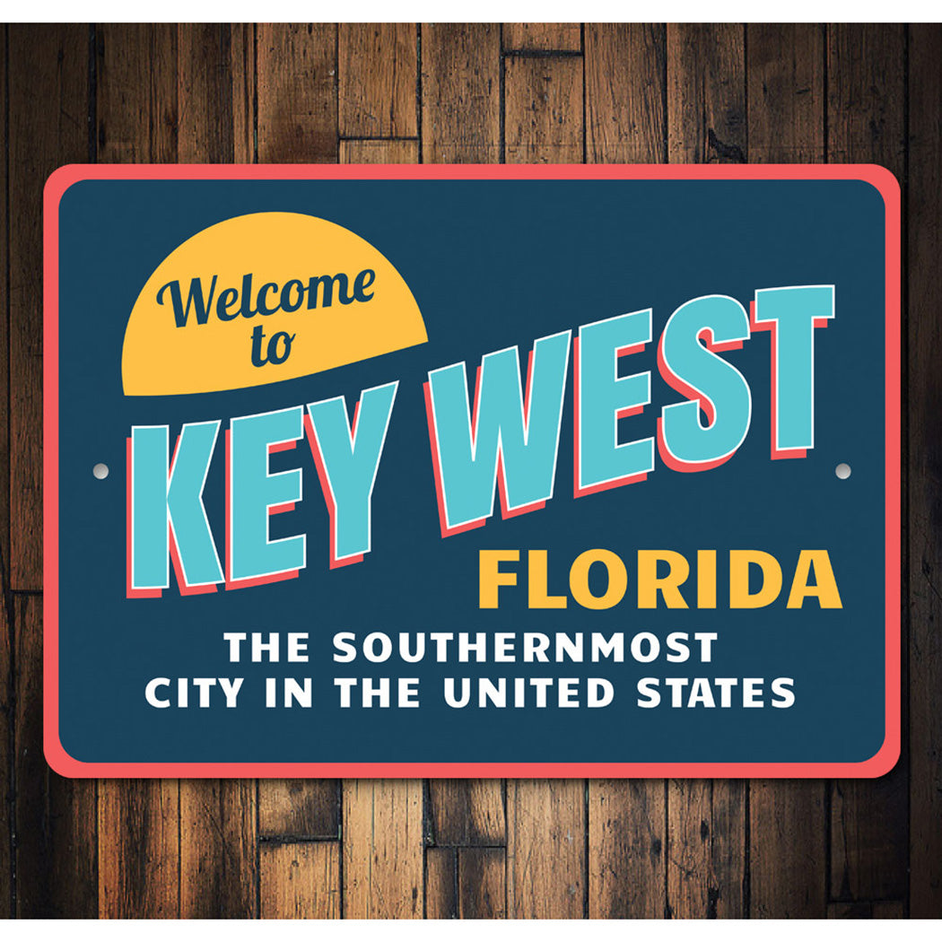 Welcome to Key West Florida Sign