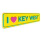 I Love Key West Sign