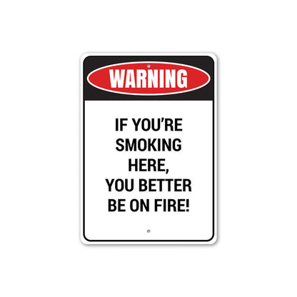 Smoking Warning Sign