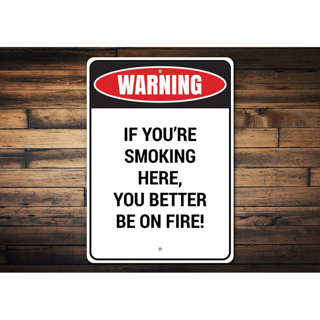 Smoking Warning Sign