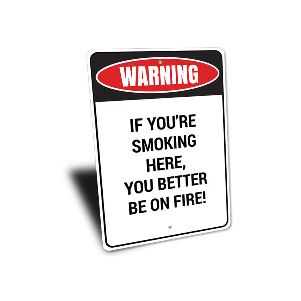 Smoking Warning Sign