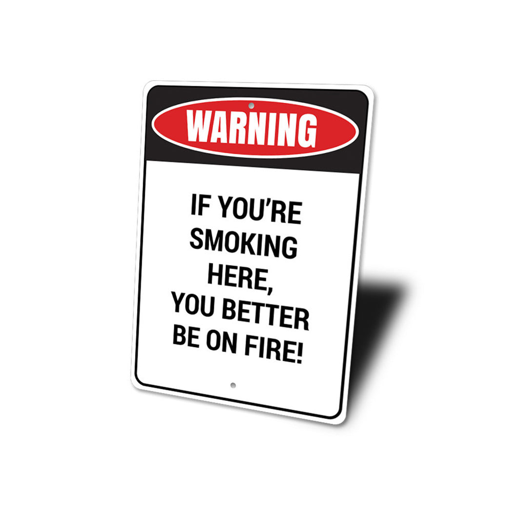 Smoking Warning Sign