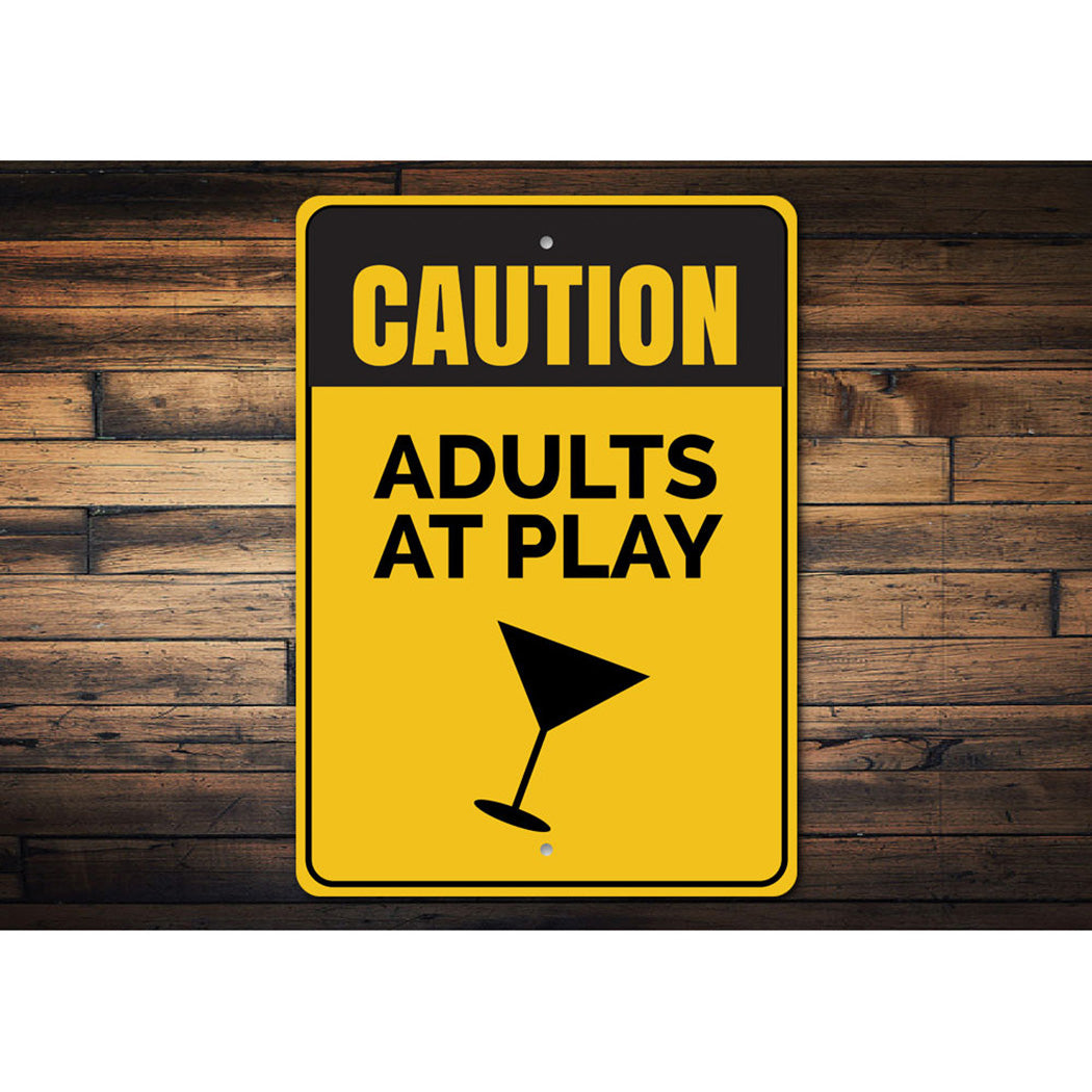 Adults at Play Sign