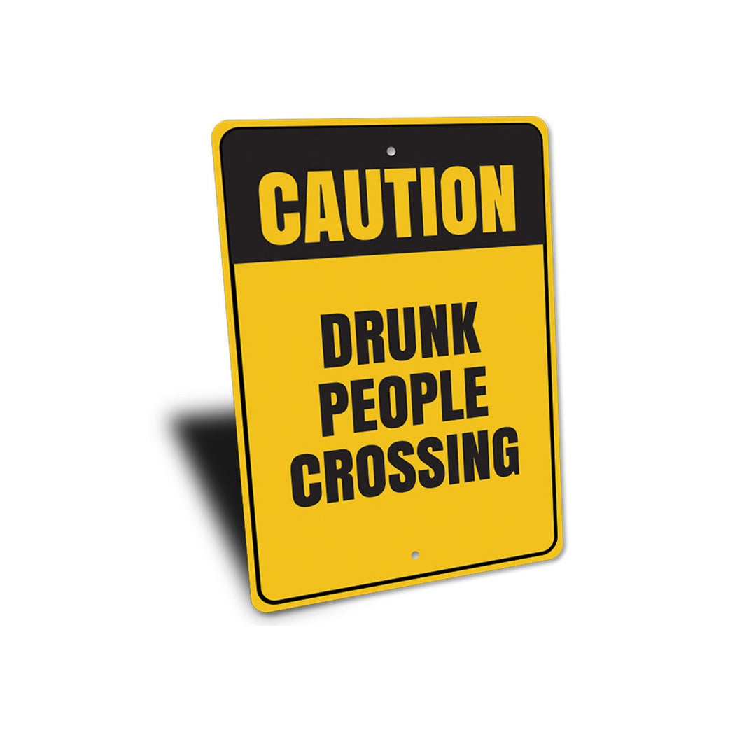 Drunk People Crossing Sign