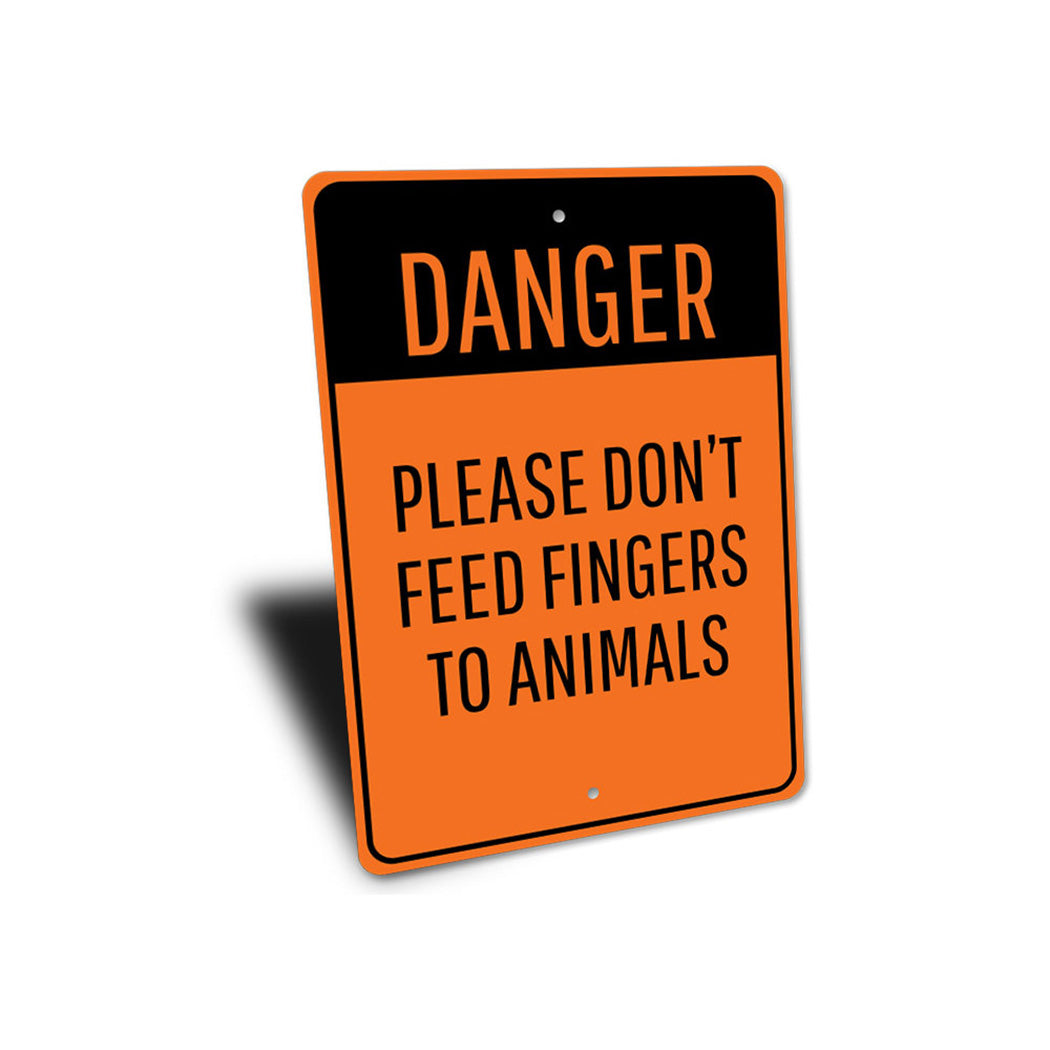 Animal Feeding Warning Sign