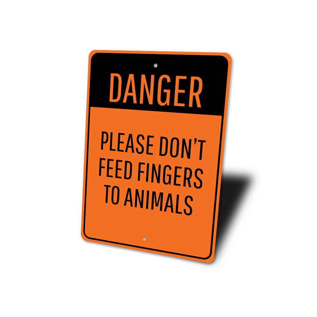 Animal Feeding Warning Sign