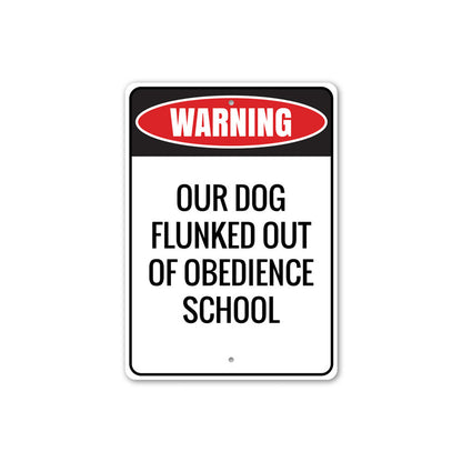 Obedience School Dog Sign