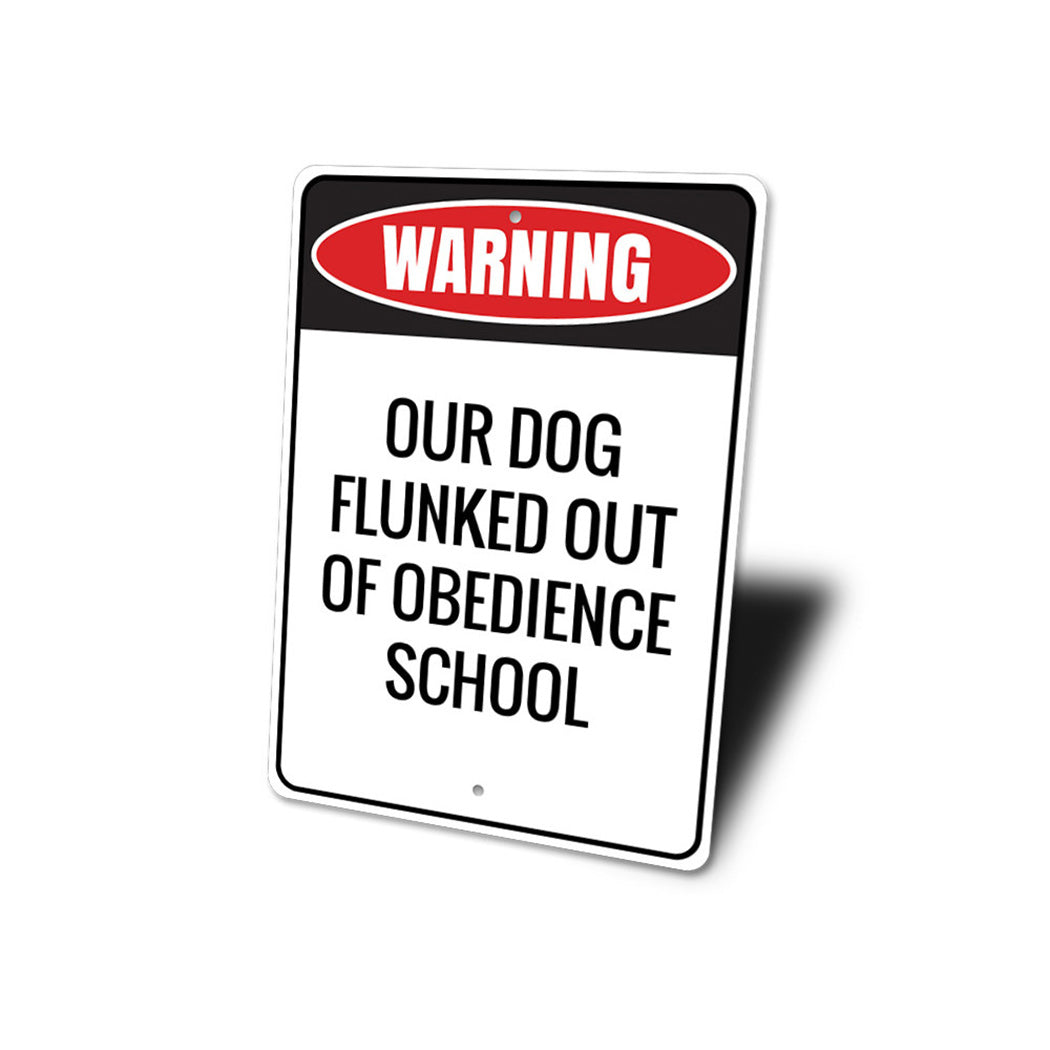 Obedience School Dog Sign