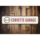 Corvette Garage Sign