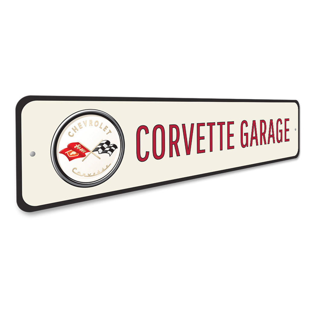 Corvette Garage Sign