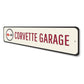 Corvette Garage Sign