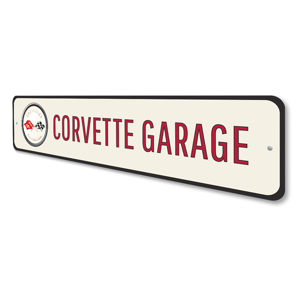 Corvette Garage Sign