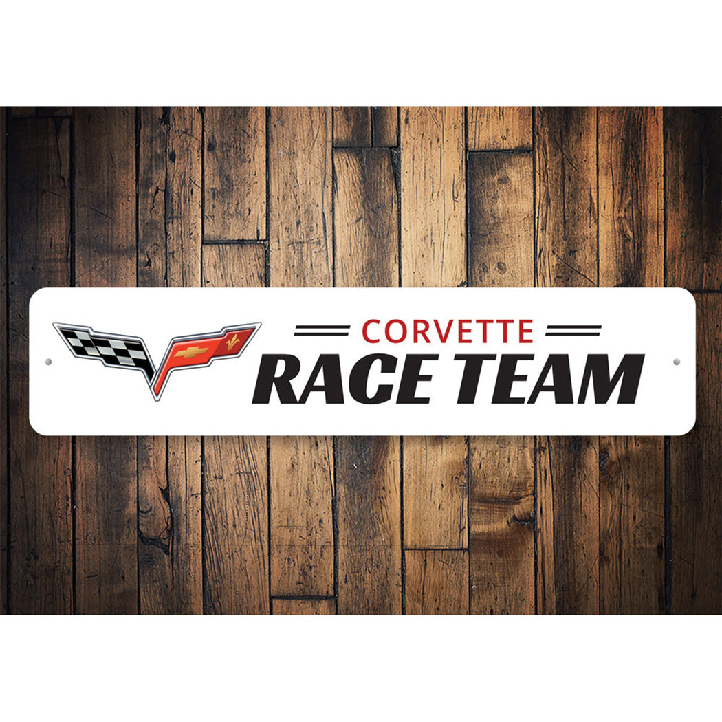 Corvette Race Team Sign