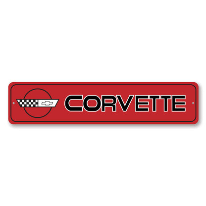 Corvette Metal Sign