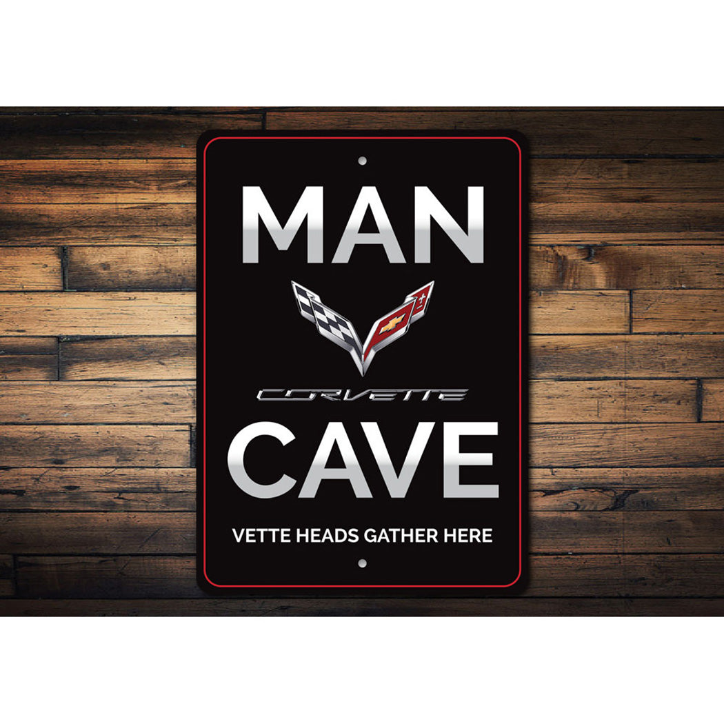 Corvette Man Cave Sign