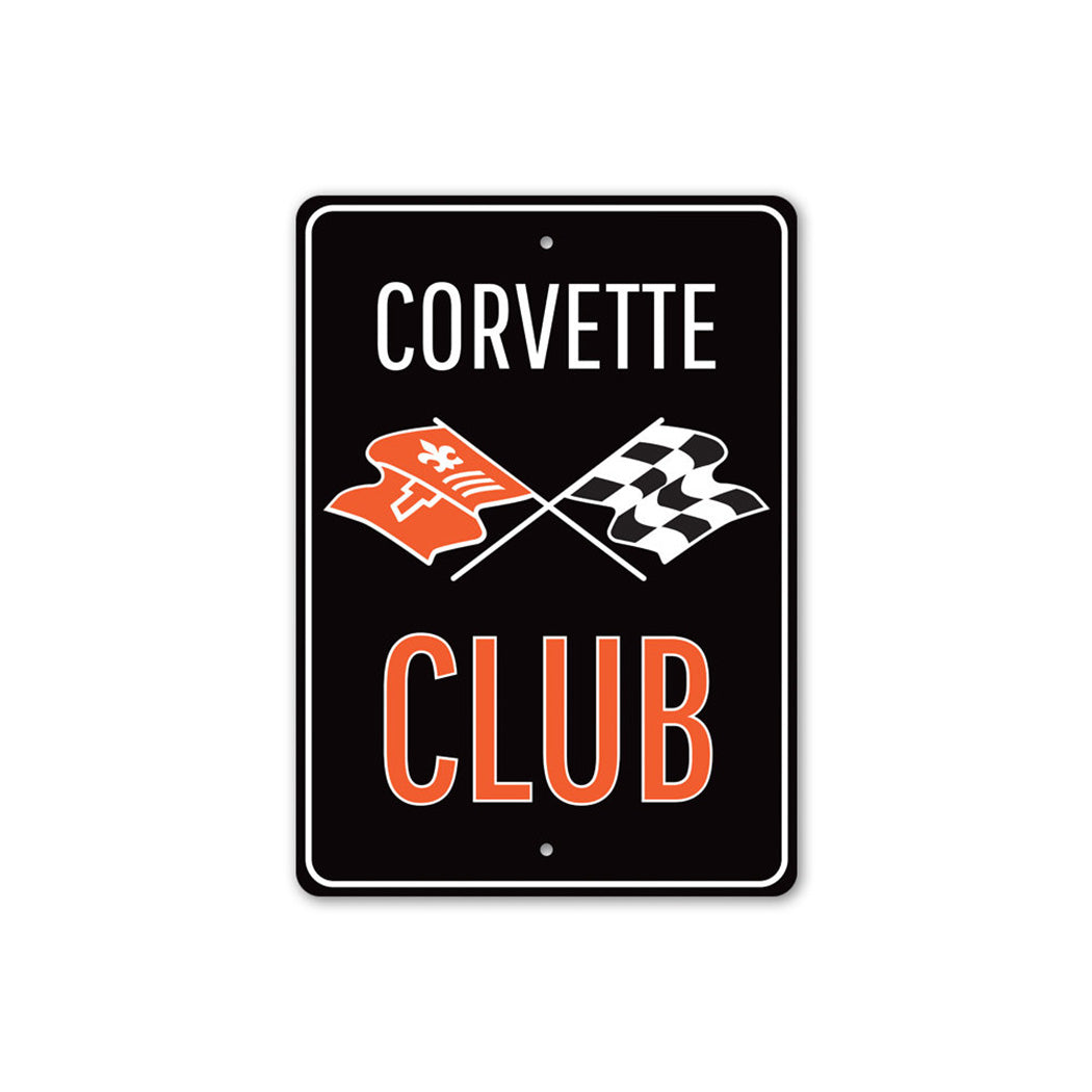 Corvette Club Sign