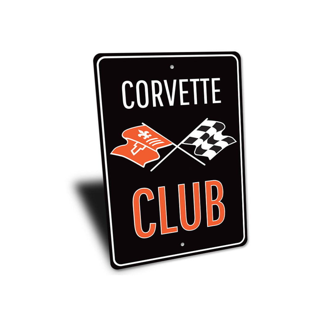 Corvette Club Sign