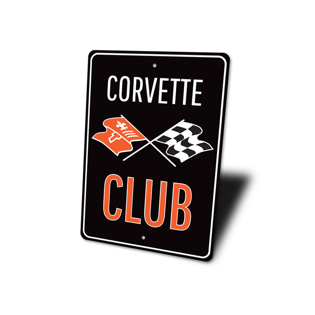 Corvette Club Sign