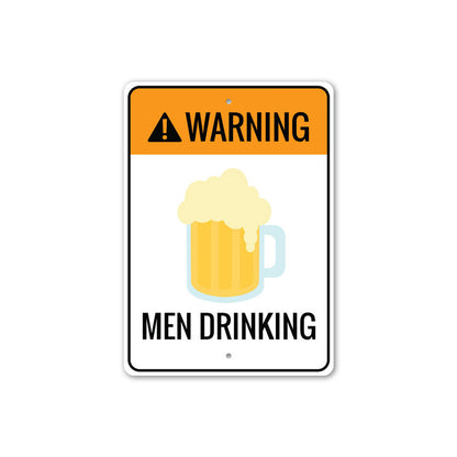 Men Drinking Sign