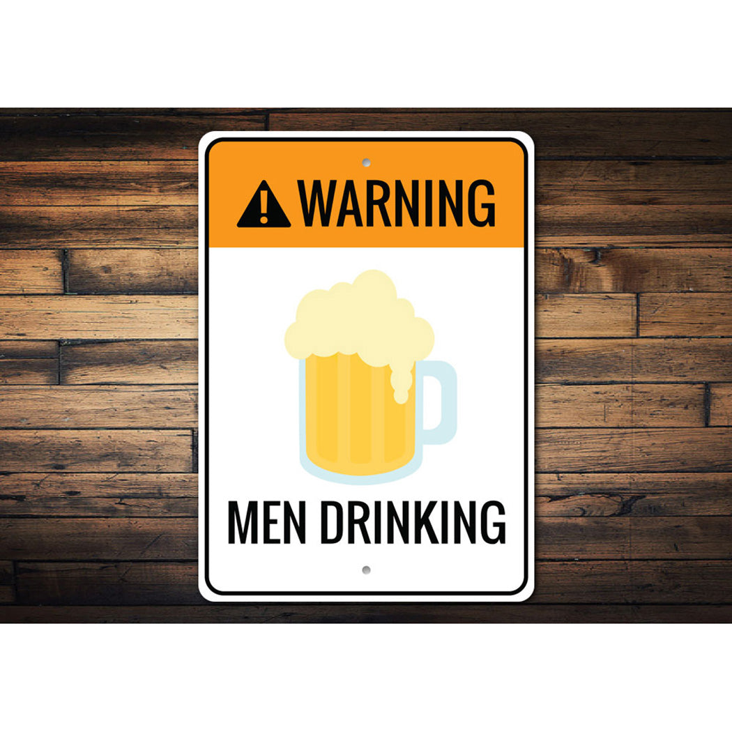 Men Drinking Sign