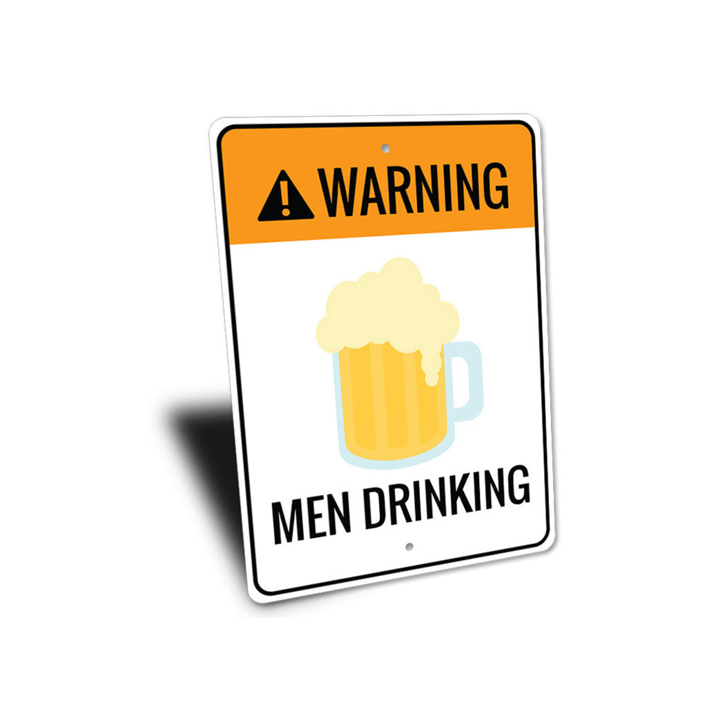 Men Drinking Sign