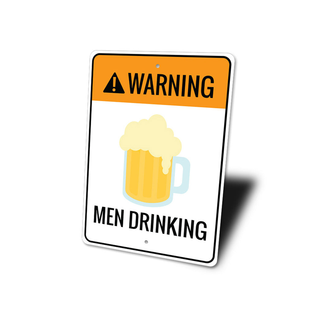 Men Drinking Sign