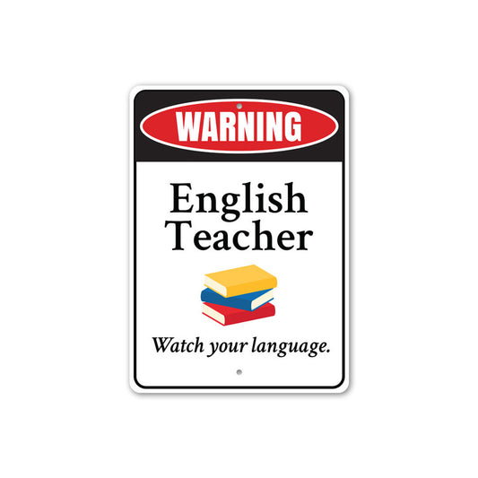 English Teacher Sign