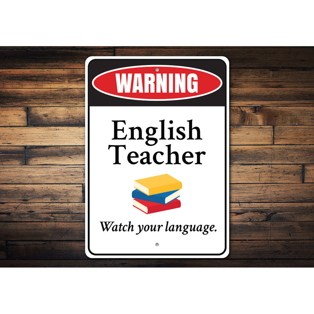 English Teacher Sign