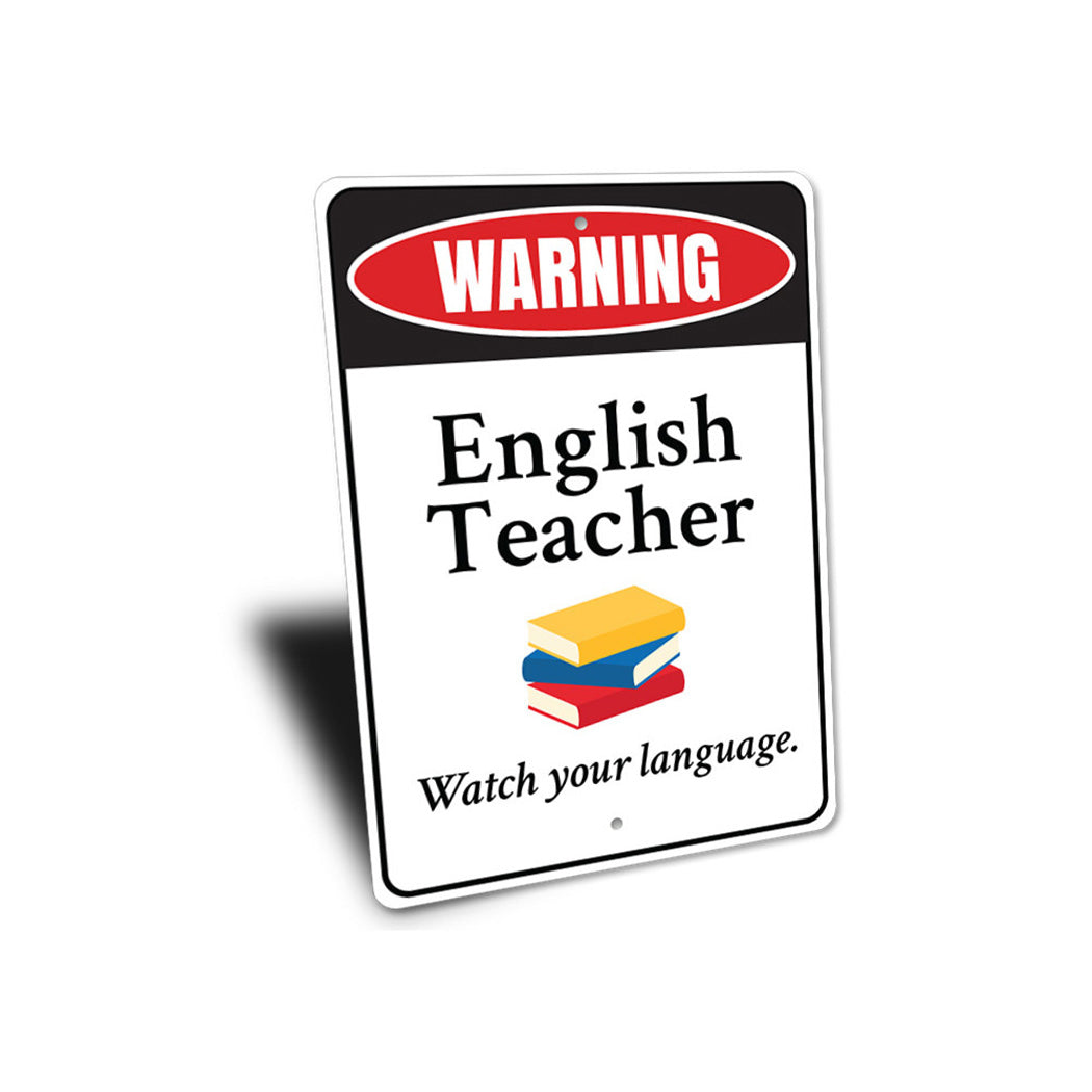 English Teacher Sign