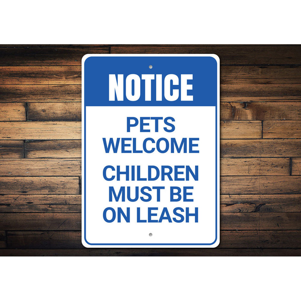 Pets Welcome Sign