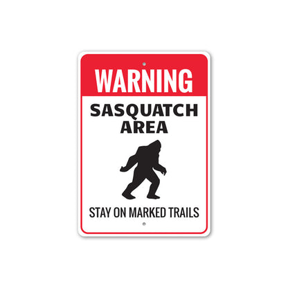 Sasquatch Area Sign