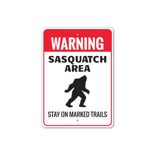 Sasquatch Area Sign