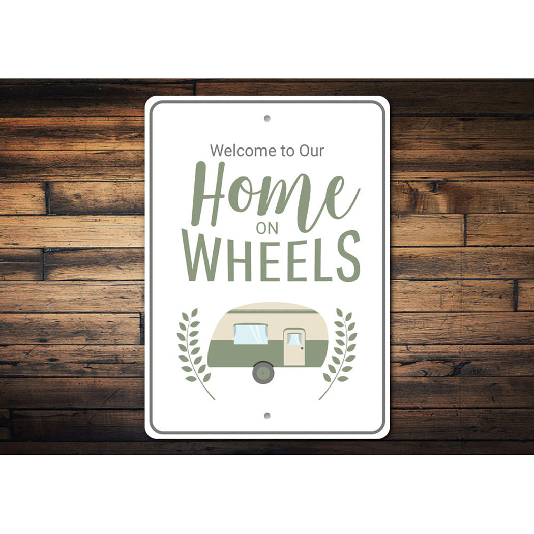 Home on Wheels Sign