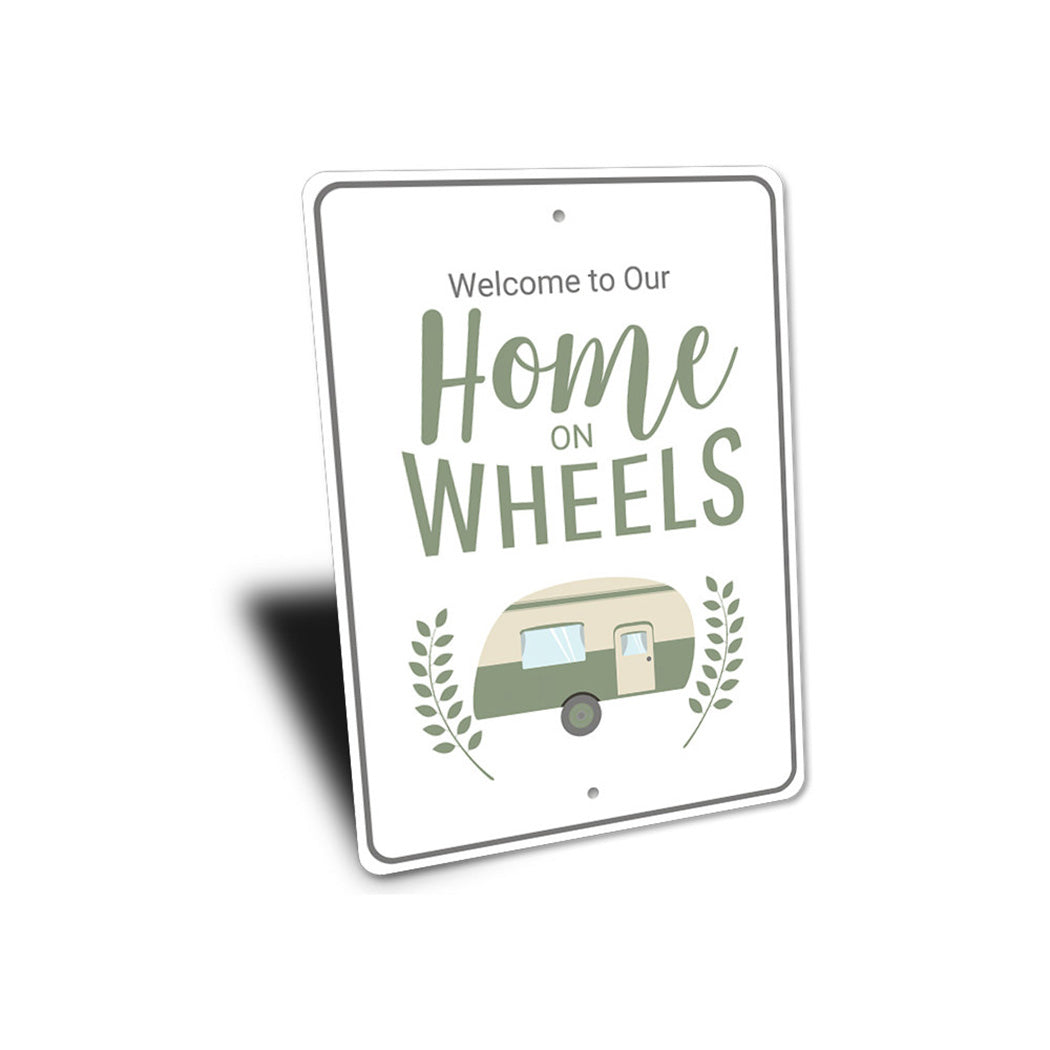 Home on Wheels Sign