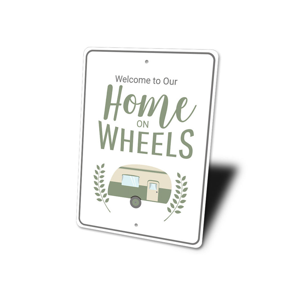 Home on Wheels Sign