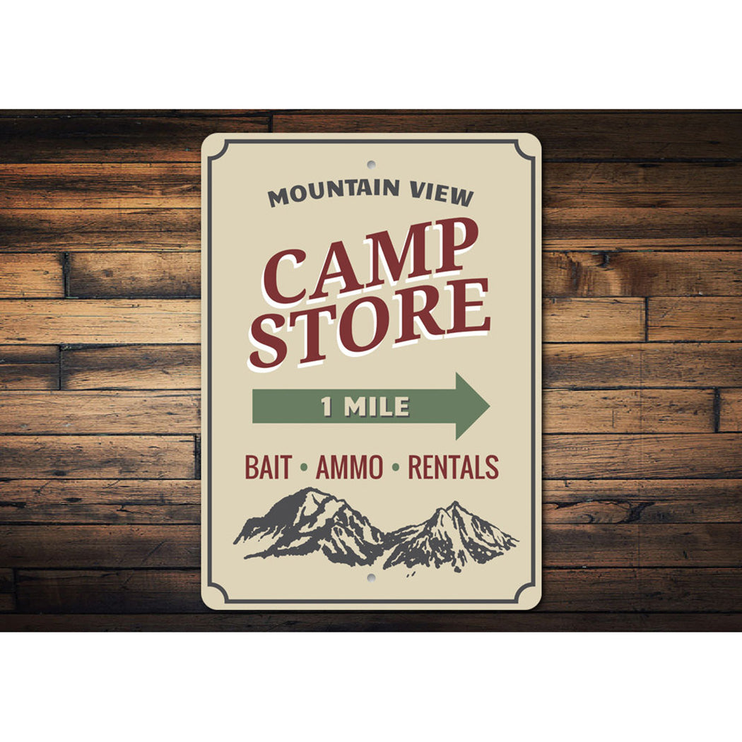 Mountain View Camp Store Sign