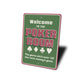 Poker Room Welcome Sign