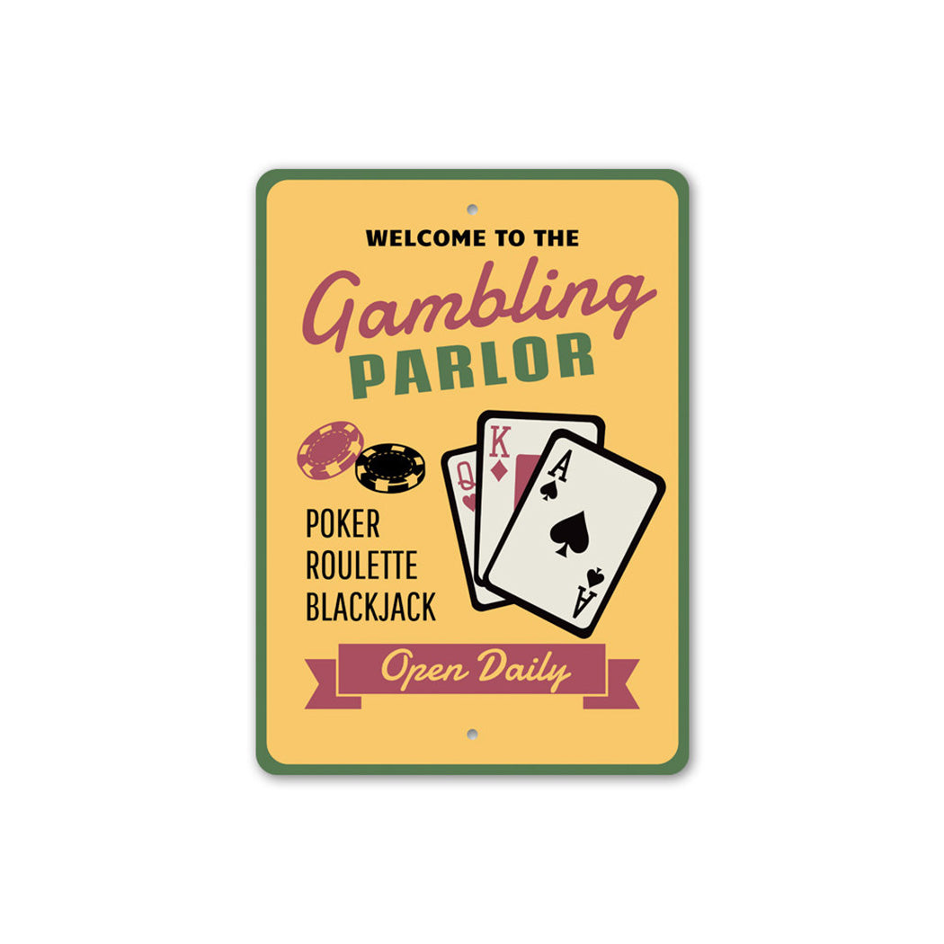 Gambling Parlor Sign