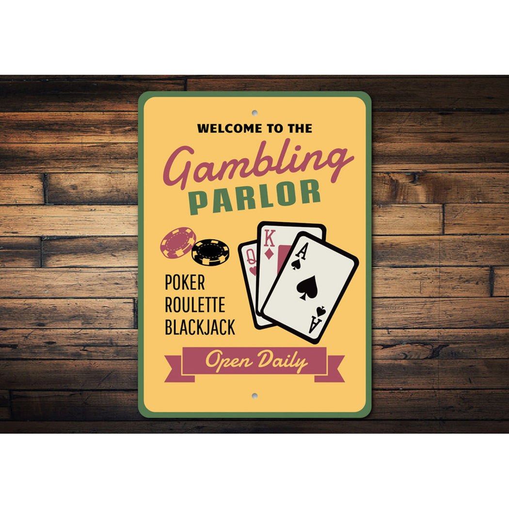 Gambling Parlor Sign