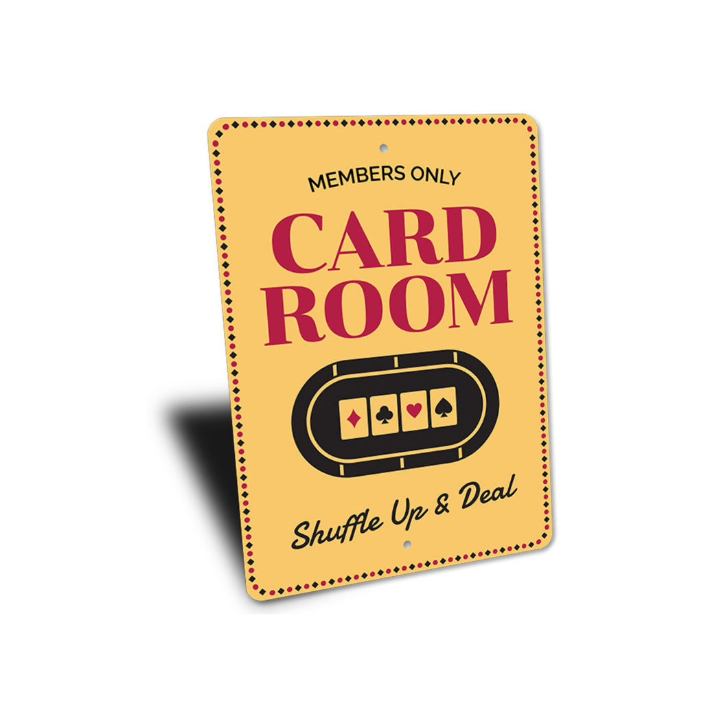 Card Room Sign