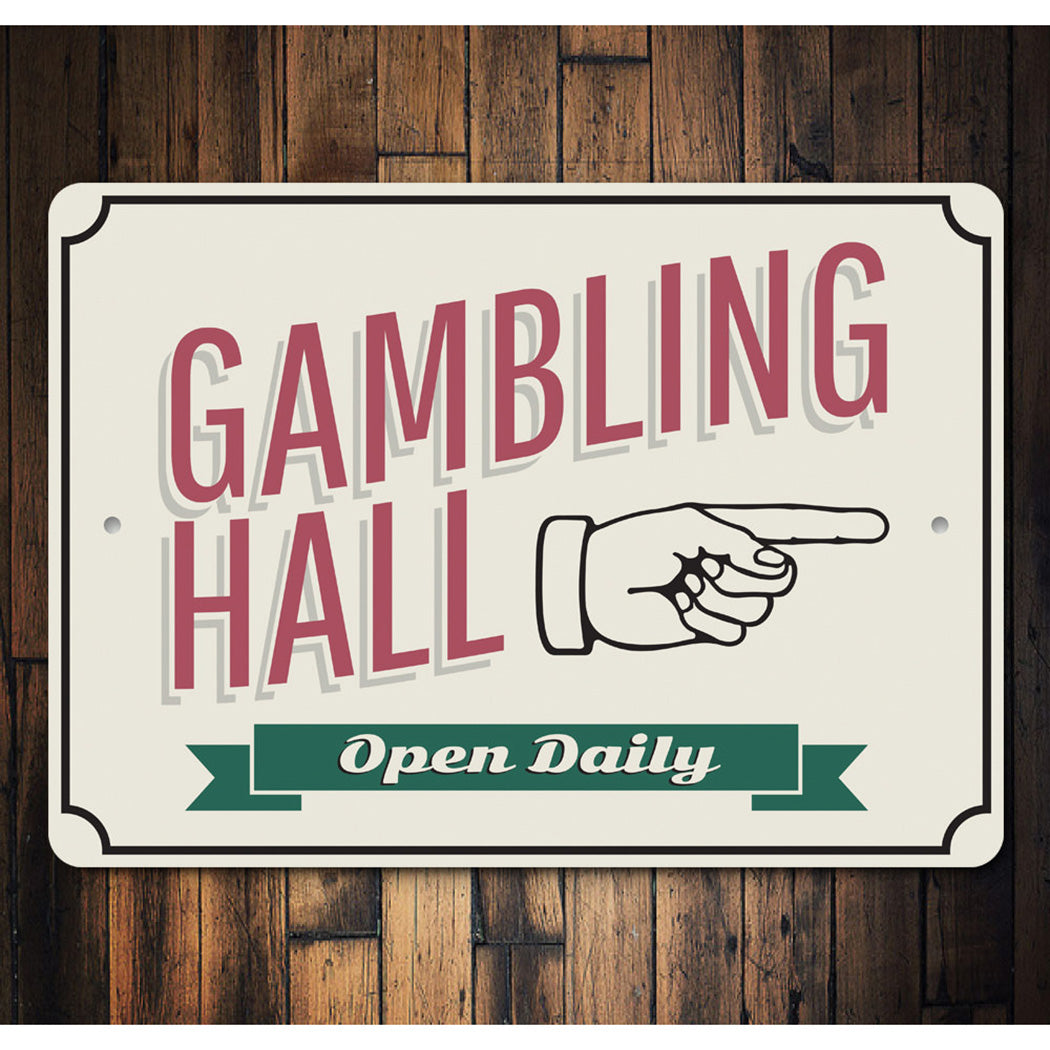 Gambling Hall Sign