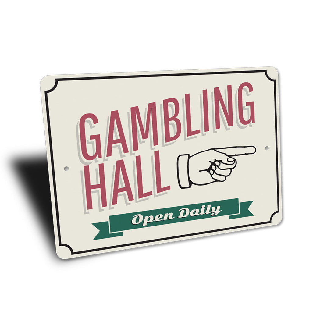 Gambling Hall Sign