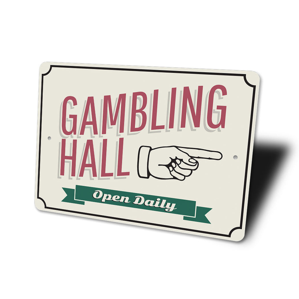 Gambling Hall Sign