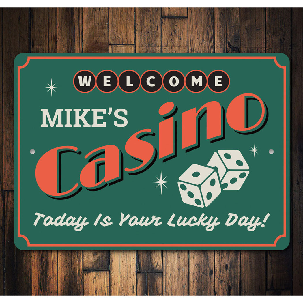 Casino Welcome Sign