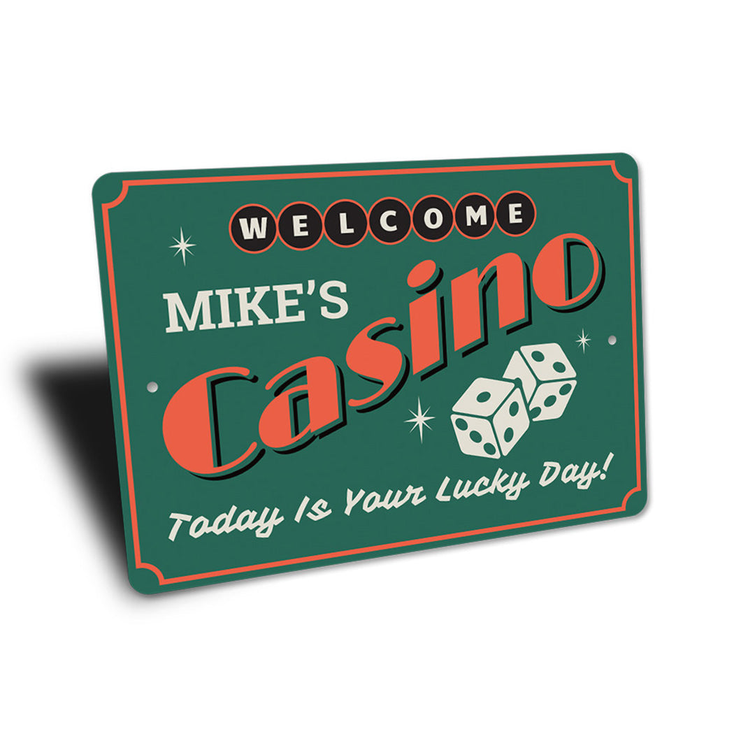 Casino Welcome Sign