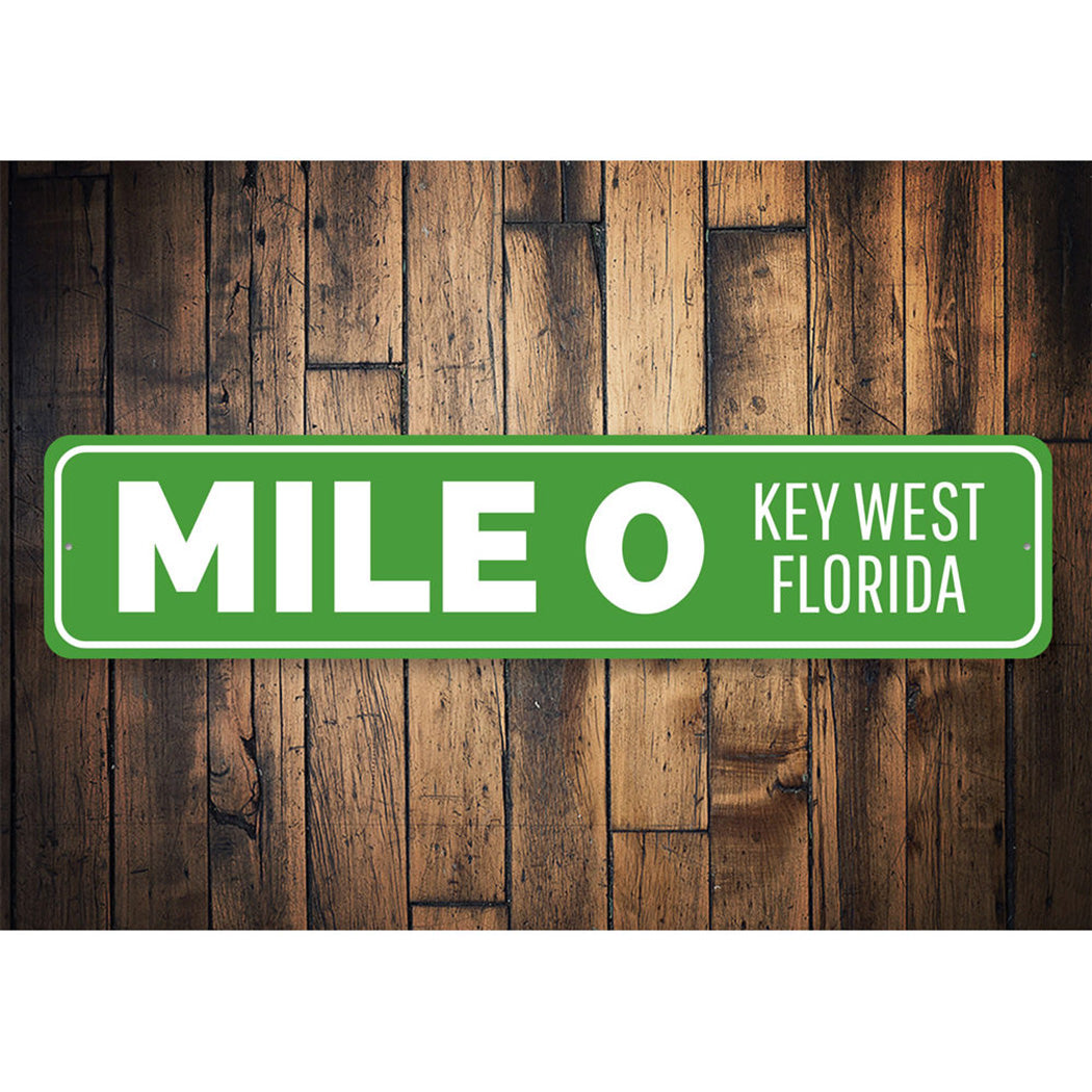 Mile 0 Key West Sign