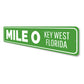 Mile 0 Key West Sign