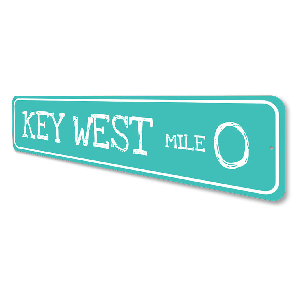 Key West Mile Marker Sign
